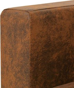 vidaXL Sofa 2-osobowa, 137 x 73 x 82 cm, sztuczny zamsz 4