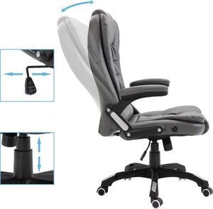 Krzesło biurowe vidaXL Szare 5