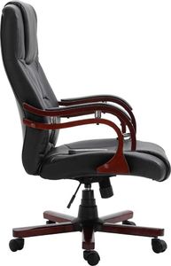 Krzesło biurowe vidaXL Czarne 4