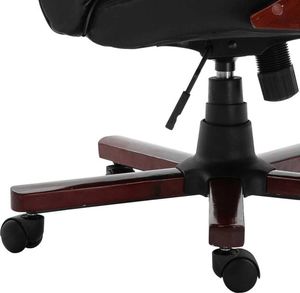 Krzesło biurowe vidaXL Czarne 7