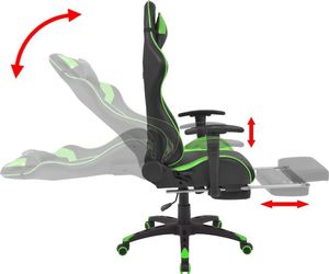 Fotel vidaXL zielony (20180) 3