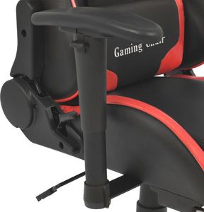 Fotel vidaXL czerwony z podnóżkiem (20178) 4