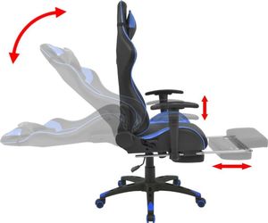 Fotel vidaXL niebieski (20177) 3