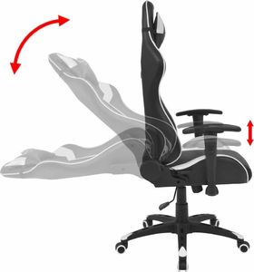 Fotel vidaXL biały (20176) 3