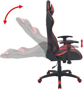 Fotel vidaXL czerwony (20172) 3