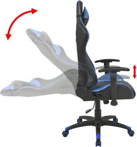 Fotel vidaXL niebieski (20171) 3