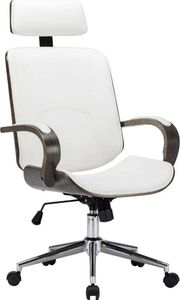 Krzesło biurowe vidaXL Białe 1