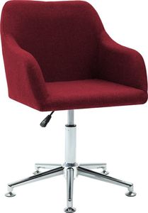Krzesło biurowe vidaXL Czerwone 1