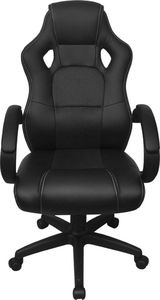 Krzesło biurowe vidaXL Czarne 2