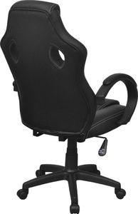 Krzesło biurowe vidaXL Czarne 4