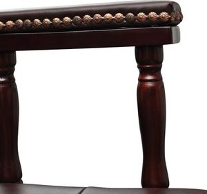 Krzesło biurowe vidaXL Brązowe 6