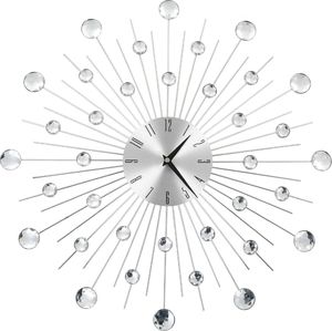 vidaXL zegar ścienny z mechanizmem kwarcowym, nowoczesny design, 50 cm (50642) 1