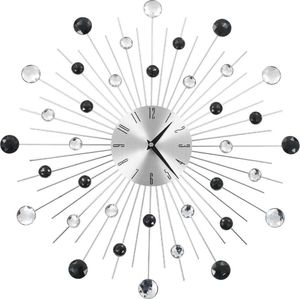 vidaXL zegar ścienny z mechanizmem kwarcowym, nowoczesny design, 50 cm (50641) 1