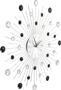 vidaXL zegar ścienny z mechanizmem kwarcowym, nowoczesny design, 50 cm (50641) 3