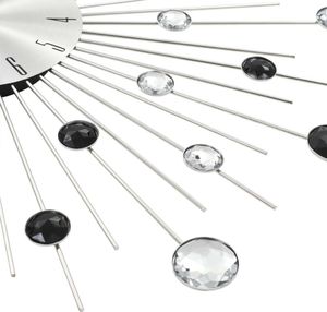 vidaXL zegar ścienny z mechanizmem kwarcowym, nowoczesny design, 50 cm (50641) 5