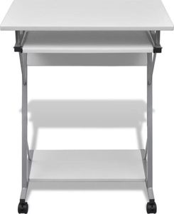 Biurko vidaXL 20053 Białe 60 cm x 40 cm 2