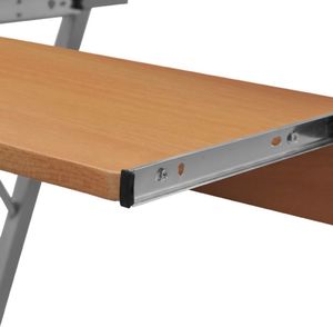 Biurko vidaXL 20052 Brązowe 60 cm x 40 cm 3