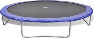 Trampolina ogrodowa vidaXL 142094 z siatką wewnętrzną 13 FT 396 cm 3
