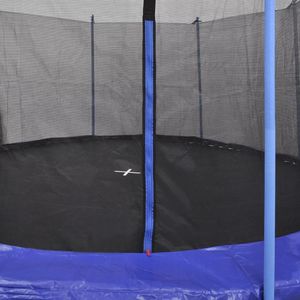 Trampolina ogrodowa vidaXL 142093 z siatką wewnętrzną 12 FT 366 cm 2