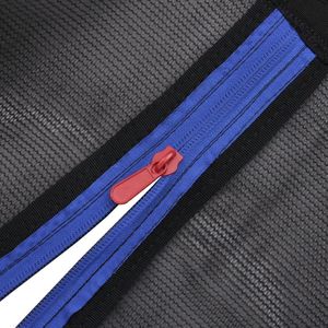 vidaXL Siatka do okrągłej trampoliny 3,66 m, PE, czarna 3