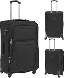 vidaXL 3-częściowy komplet walizek podróżnych czarny 5