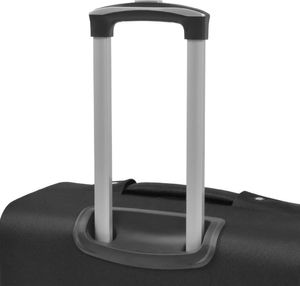 vidaXL 3-częściowy komplet walizek podróżnych czarny 7