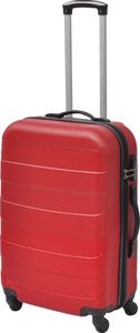 vidaXL 3 Walizki podróżne z twardą obudową na kółkach czerwone 3