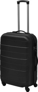 vidaXL 3 Walizki podróżne z twardą obudową na kółkach czarne 3