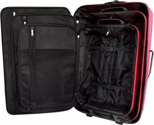 vidaXL Zestaw walizek podróżnych - 5 szt. czerwone (90155) 2