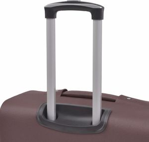 vidaXL 3-częściowy komplet walizek podróżnych kawowy 7