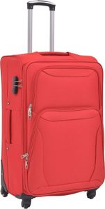 vidaXL 3-częściowy komplet walizek podróżnych czerwony 6