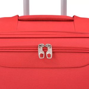 vidaXL 3-częściowy komplet walizek podróżnych czerwony 8
