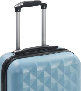 vidaXL Twarda mała walizka na kółkach niebieska 5