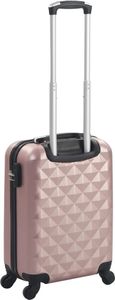vidaXL Twarda mała walizka na kółkach różowe złoto 3