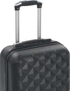 vidaXL Twarda mała walizka na kółkach czarna 6