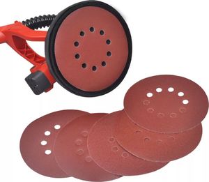 Szlifierka vidaXL Szlifierka do płyt gipsowo-kartonowych, czerwona, 750 W 5