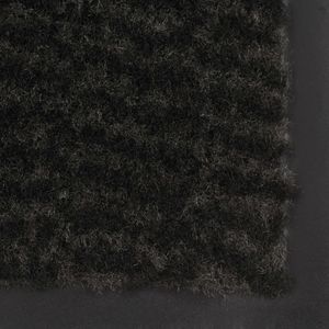 vidaXL Prostokątna wycieraczka przed drzwi 40 x 60 cm, czarna 2