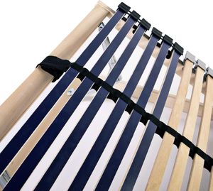 vidaXL Stelaże do łóżek, 2 szt., 42 listwy, 7 stref, 90x200 cm, FSC 6