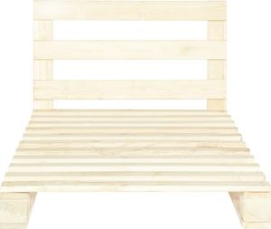 vidaXL Rama łóżka z palet, lite drewno sosnowe, 100 x 200 cm 3