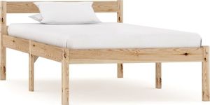 vidaXL Rama łóżka, lite drewno sosnowe, 100 x 200 cm 1