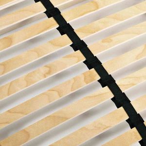 vidaXL Stelaż do łóżka z 28 listwami, drewno FSC, 7 stref, 100 x 200 cm 2