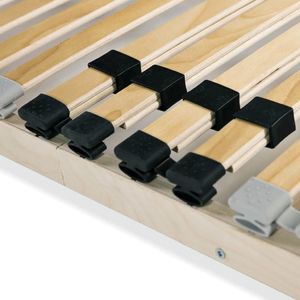 vidaXL Stelaż do łóżka z 28 listwami, drewno FSC, 7 stref, 100 x 200 cm 6