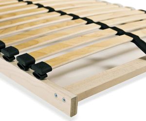 vidaXL Stelaż do łóżka z 28 listwami, drewno FSC, 7 stref, 90 x 200 cm 6