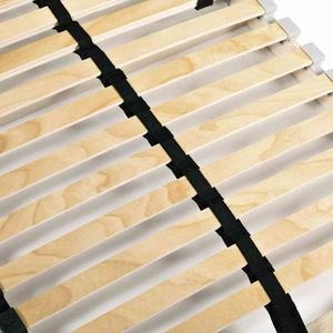 vidaXL Stelaż do łóżka z 28 listwami z drewna FSC, 7 stref, 70 x 200 cm 4