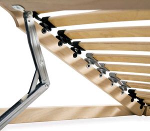 vidaXL Stelaż do łóżka z 28 listwami, drewno FSC, 7 stref, 90 x 200 cm 5