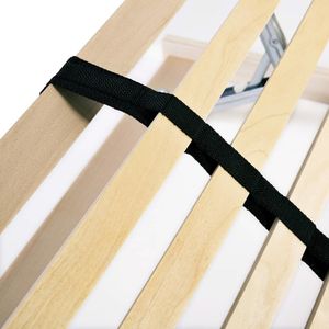 vidaXL Stelaż do łóżka z 28 listwami, drewno FSC, 7 stref, 100x200 cm 6