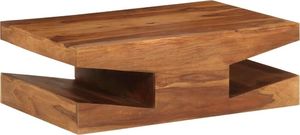 vidaXL Stolik kawowy z litego drewna sheesham, 90 x 60 x 30 cm 1