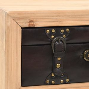 vidaXL Stolik kawowy, lite drewno jodłowe, 115 x 55 x 50 cm 2