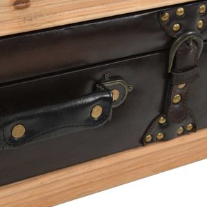 vidaXL Stolik kawowy, lite drewno jodłowe, 115 x 55 x 50 cm 8