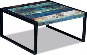 vidaXL Stolik kawowy z drewna odzyskanego 80x80x40cm 2